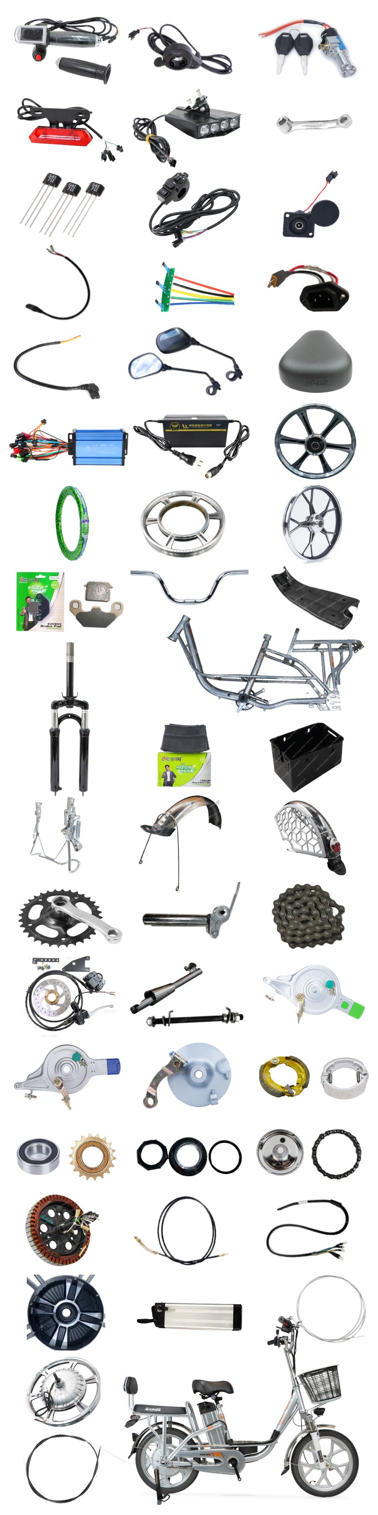 48V 60V Lithium battery display speed control handles 160cm wire waterproof throttle hand DISIYUAN le