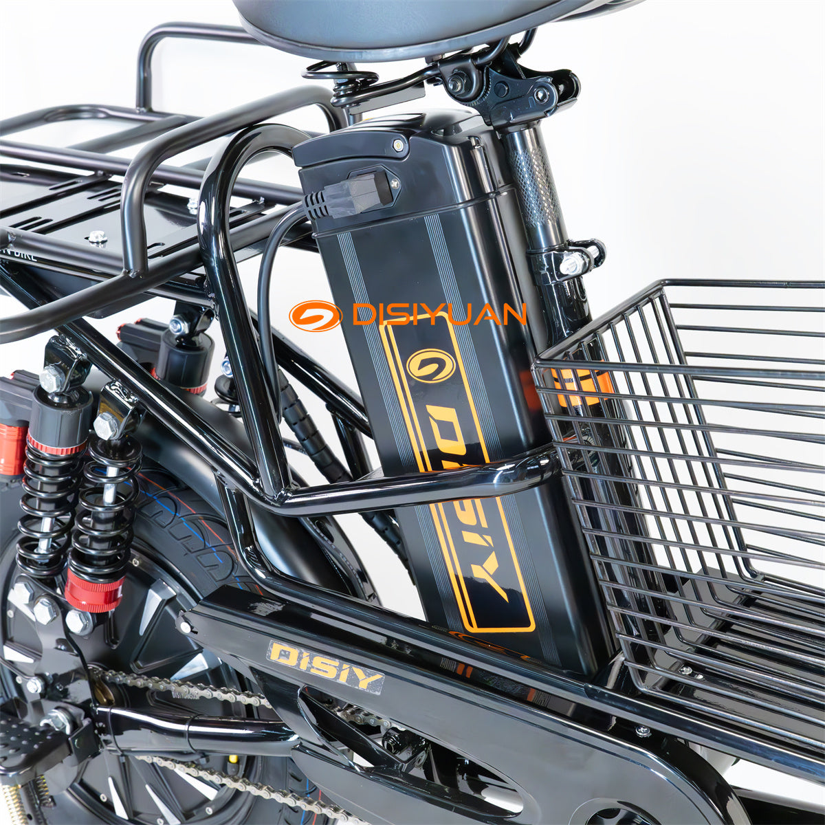 DISIYUAN Double shock absorber M1 steel fat tire ebike lithium battery bicycle Monster motor electric bike