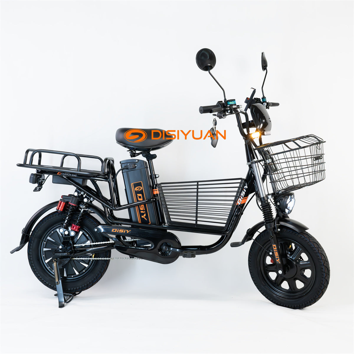 DISIYUAN Double shock absorber M1 steel fat tire ebike lithium battery bicycle Monster motor electric bike