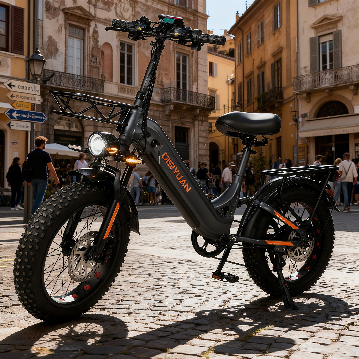 DISIYUAN 350W 500W 1000W 48V 15AH 20AH  Takeaway Highway City Electric Bike Adult 2 Seater Electric Bike