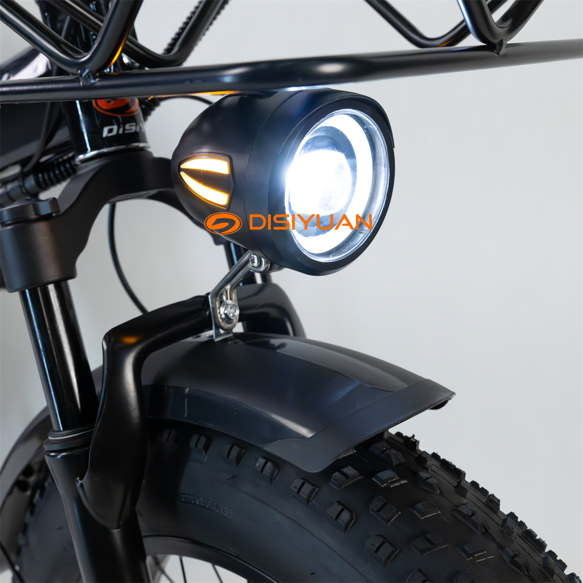 DISIYUAN Foldable Fat Tire 20INCH Adult Bicycle Electric  motor 48V 13AH 7 Speed Mountain Bike