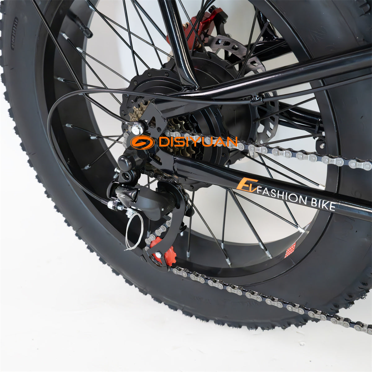 Factory  Foldable Fat Tire 20INCH Adult Bicycle Electric  motor 48V 13AH 7 Speed Mountain Bike DISIYUAN