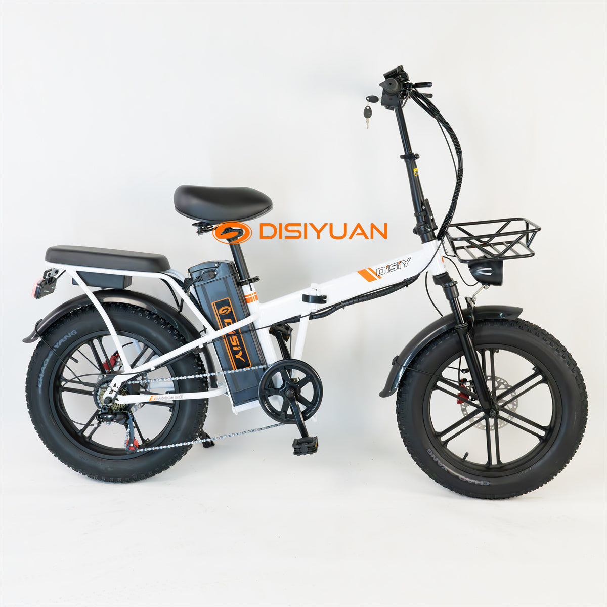Factory  Foldable Fat Tire 20INCH Adult Bicycle Electric  motor 48V 13AH 7 Speed Mountain Bike DISIYUAN