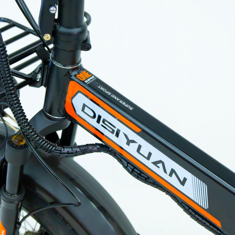 Disiyuan Electric Motor Bike D5 Electric Mountain Bike Fat Tire Bicycle 500W Electric Folding City Bike