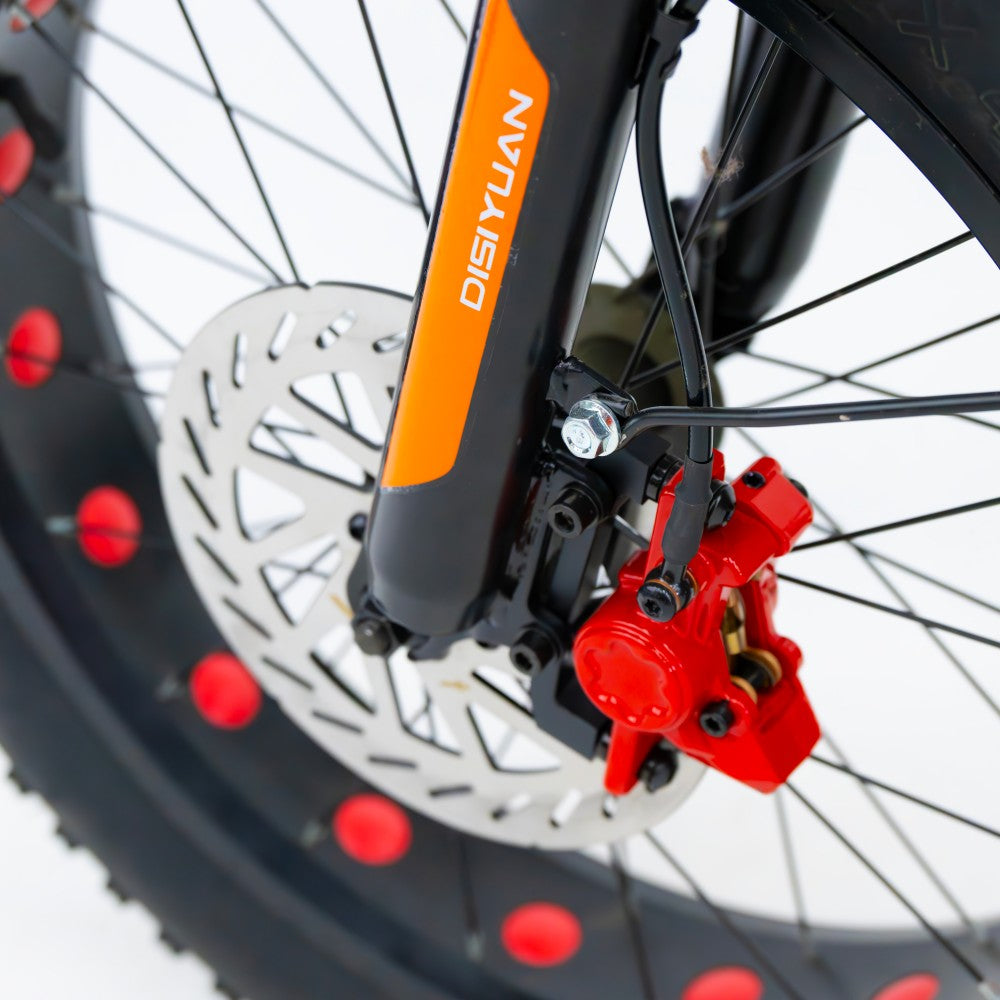 Disiyuan Electric Motor Bike D3 Electric Mountain Bike Fat Tire Bicycle 500W Electric Folding City Bike