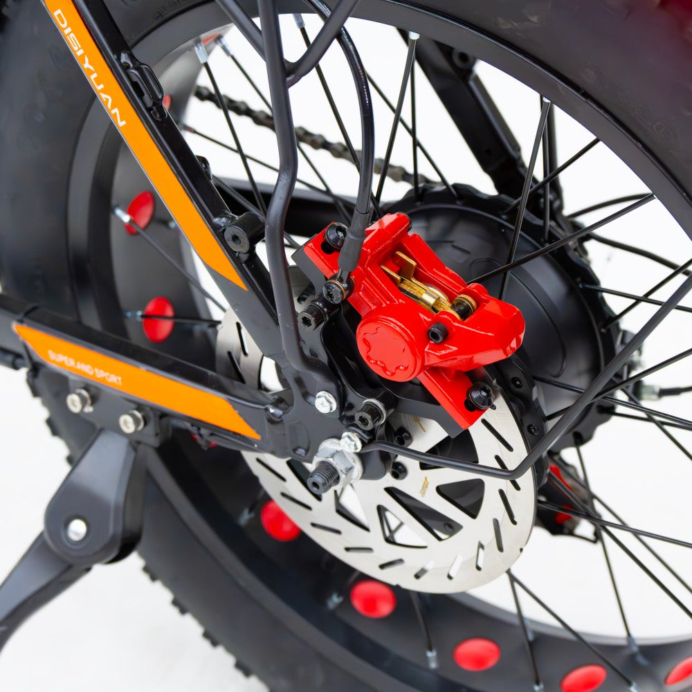 Disiyuan Electric Motor Bike D3 Electric Mountain Bike Fat Tire Bicycle 500W Electric Folding City Bike