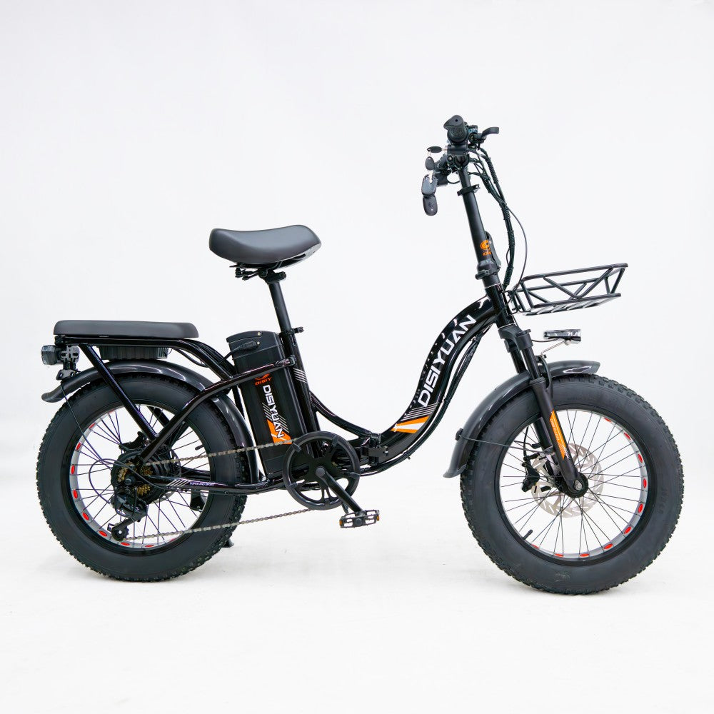 Disiyuan Electric Motor Bike D3 Electric Mountain Bike Fat Tire Bicycle 500W Electric Folding City Bike