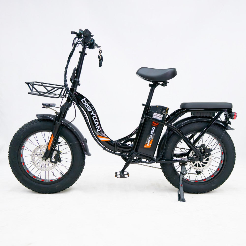 Disiyuan Electric Motor Bike D3 Electric Mountain Bike Fat Tire Bicycle 500W Electric Folding City Bike