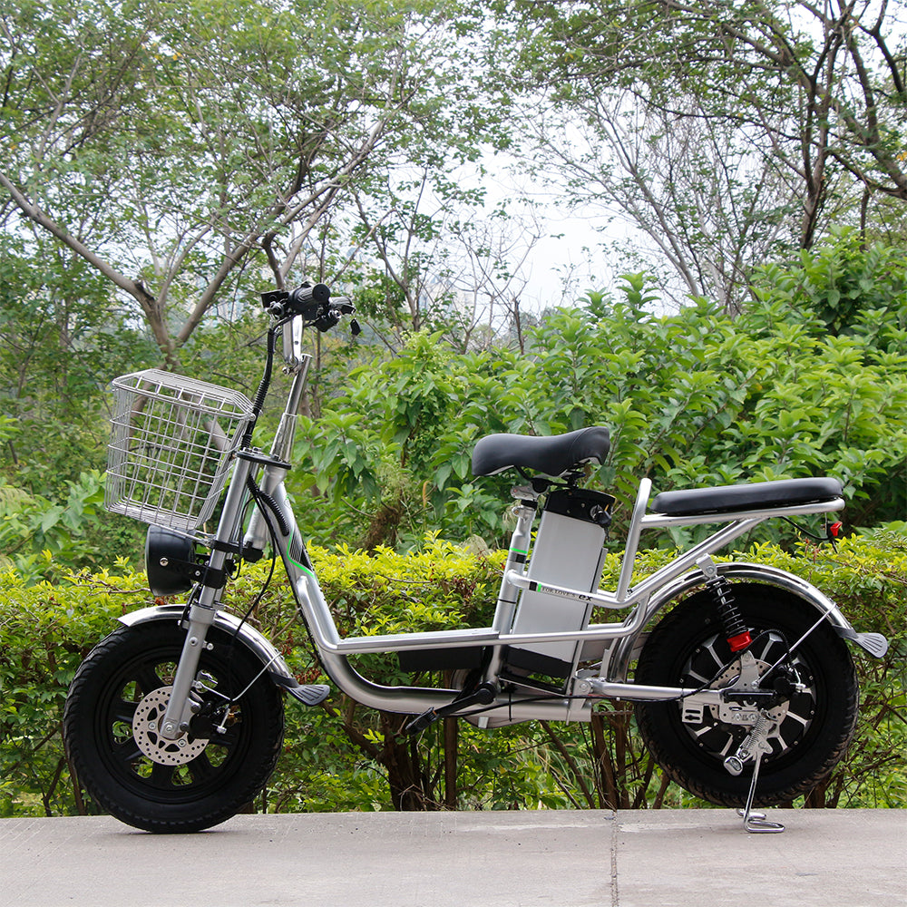 electric bicycle two seater Wholesale 500W 60V 20ah E Bike Scooter 16 Inch Two Seat City Electric –  DISIYUAN EBIKE
