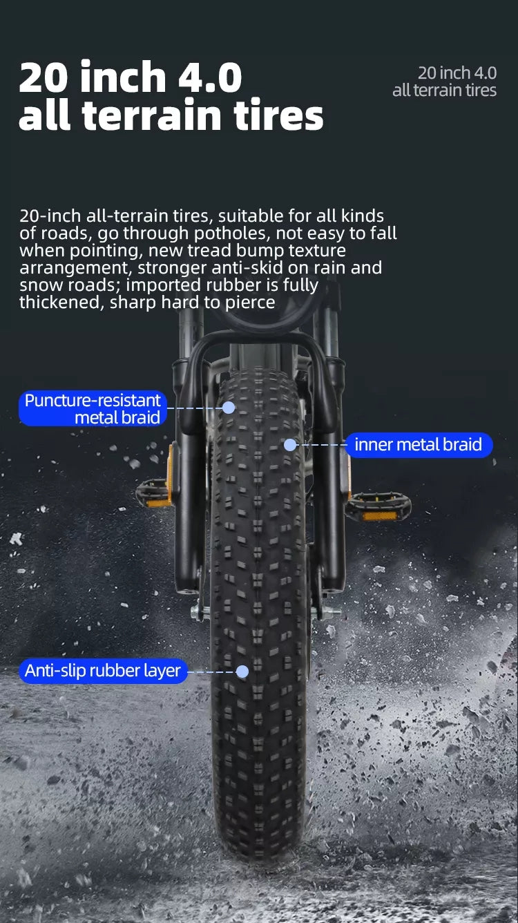 S9 adult commute ebike city 20inch 48v 10ah 15ah 20ah 30ah 500w 1000watt urban electric bicycle fat tire road dirt e bike